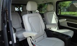 taxi transfer interior mercedes benz